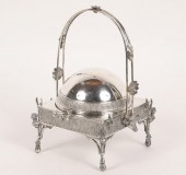 Victorian silverplate covered