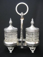 Victorian Silverplate Double P