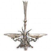 VICTORIAN SILVERPLATE EPERGNE