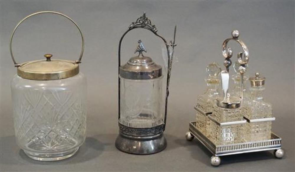 VICTORIAN SILVERPLATE FOUR PIECE
