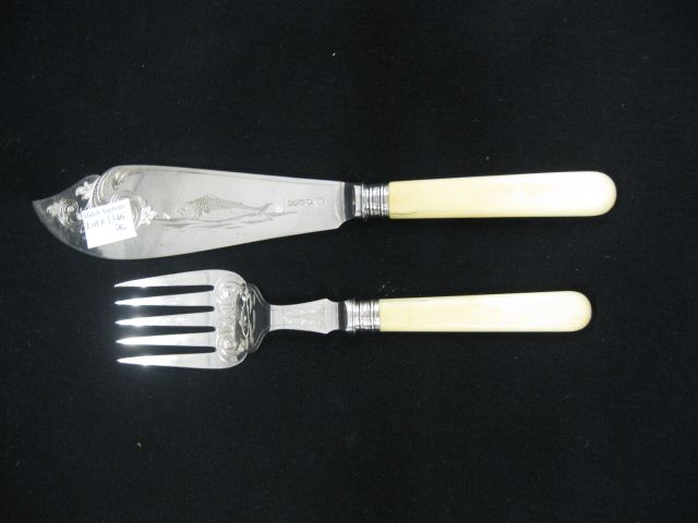 Victorian Silverplate & Ivory