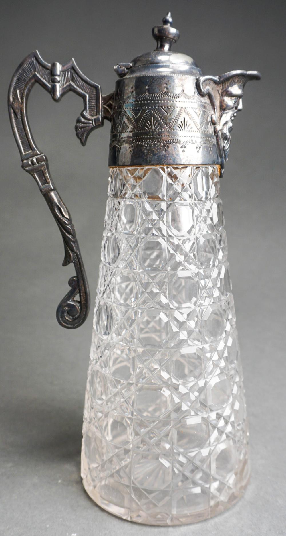 VICTORIAN SILVERPLATE MOUNTED CUT