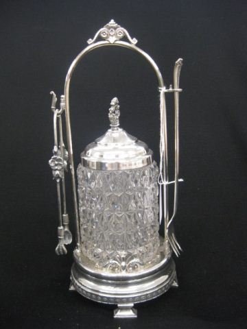 Victorian Silverplate Pickle Castor