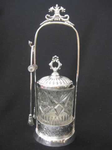 Victorian Silverplate Pickle Castor