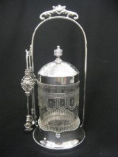 Victorian Silverplate Pickle C