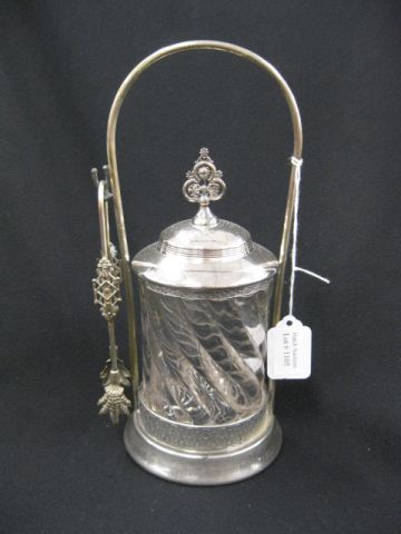 Victorian Silverplate Pickle Castor