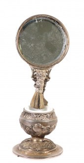 VICTORIAN SILVERPLATE SHAVING