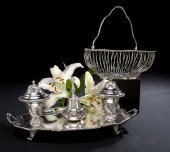 Victorian Silverplate Standish