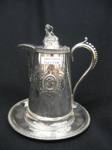 Victorian Silverplate Syrup Pitcher