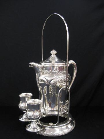 Victorian Silverplate Tilting Water