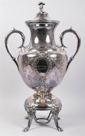 VICTORIAN SILVERPLATED HOT WAT
