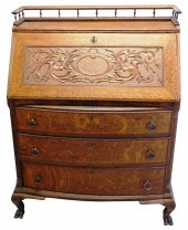 VICTORIAN SLANT LID DESK, LATE