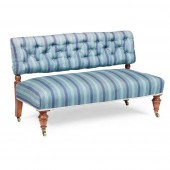 VICTORIAN SMALL SETTEE, MORISO