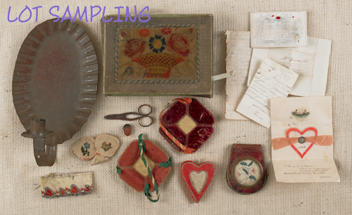 Victorian souvenir sewing box