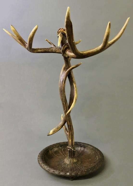 Victorian stag horn umbrella