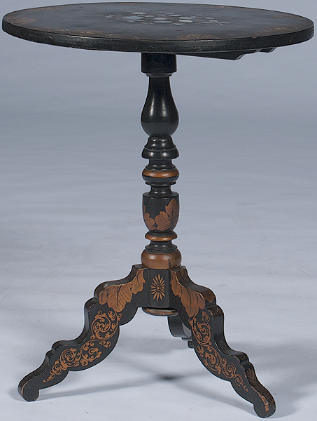 Victorian Stenciled Tilt Top