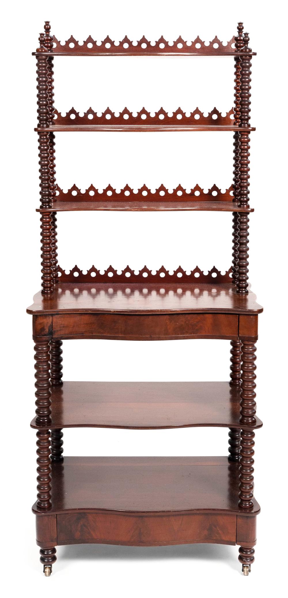 VICTORIAN STEP-BACK SHELF