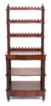 VICTORIAN STEP-BACK SHELF MID-