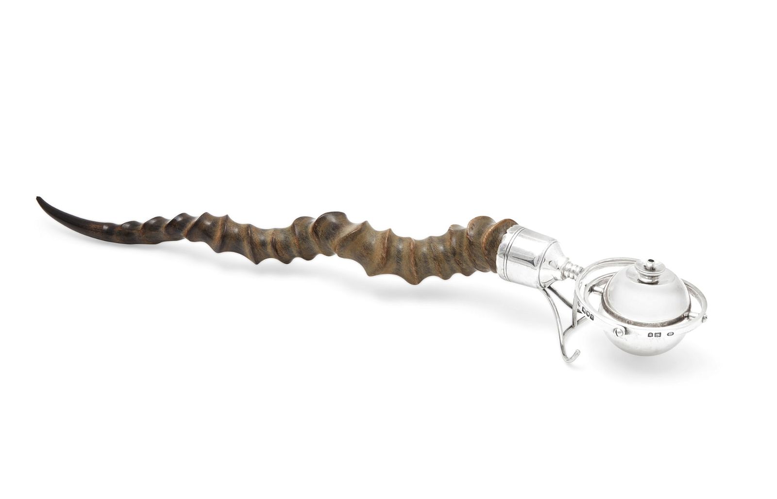 VICTORIAN STERLING  AND HORN GIMBLE