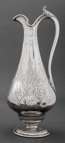 VICTORIAN STERLING EWER IN