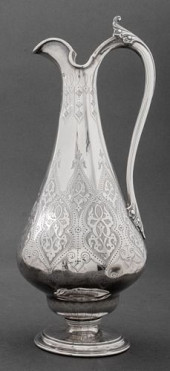 VICTORIAN STERLING EWER IN ARA