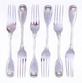 Victorian sterling forks of So