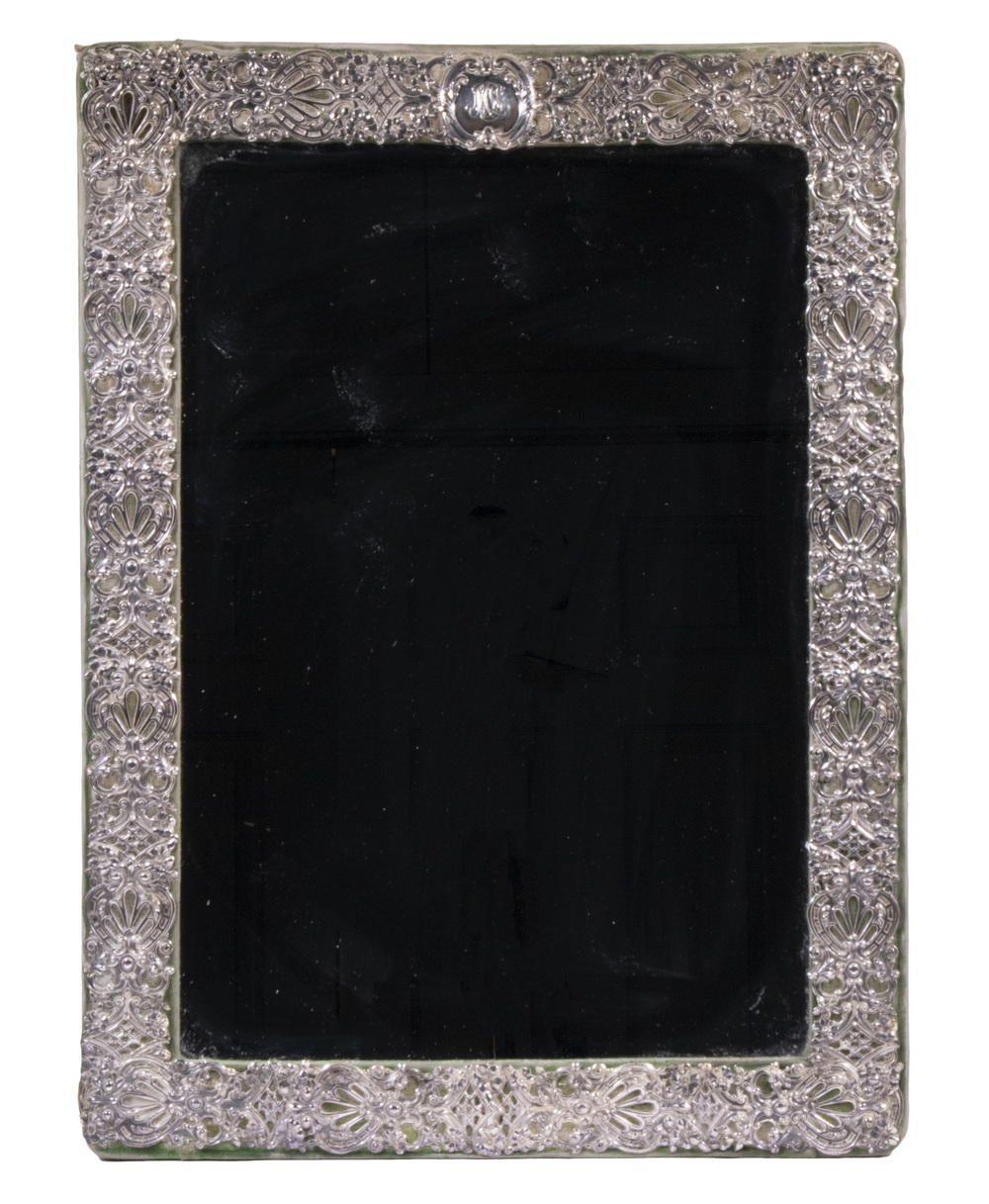 VICTORIAN STERLING OVERLAY FRAMED