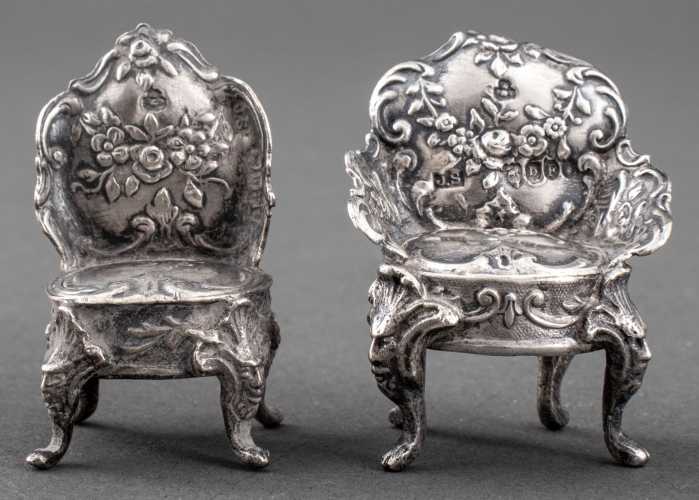 VICTORIAN STERLING REPOUSSE BERGERE