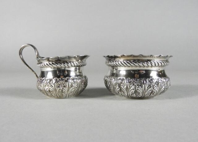 VICTORIAN STERLING SILVER CREAM JUG