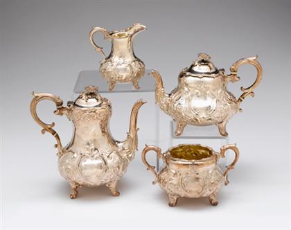 Victorian sterling silver four