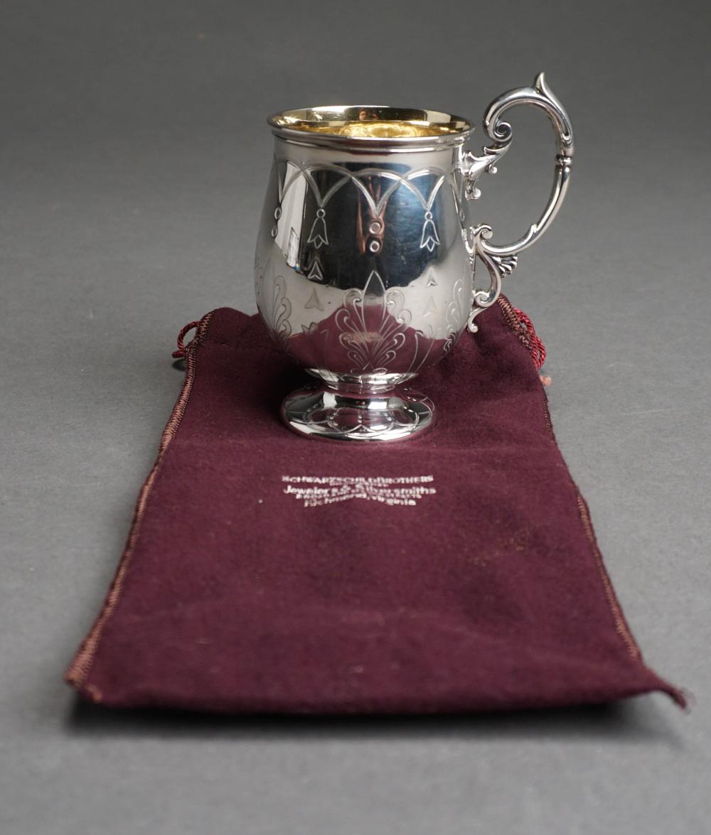 VICTORIAN STERLING SILVER MUG BY
