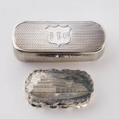 VICTORIAN STERLING SILVER SNUF