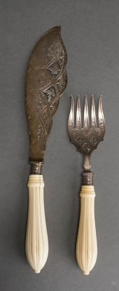 VICTORIAN STERLING TWO-PIECE F