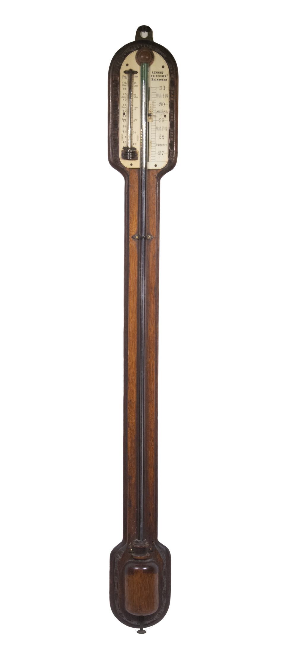 VICTORIAN STICK BAROMETER BY