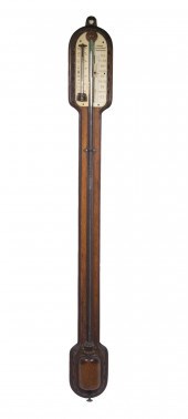 VICTORIAN STICK BAROMETER BY L