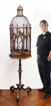 VICTORIAN STYLE BIRD CAGE ON S