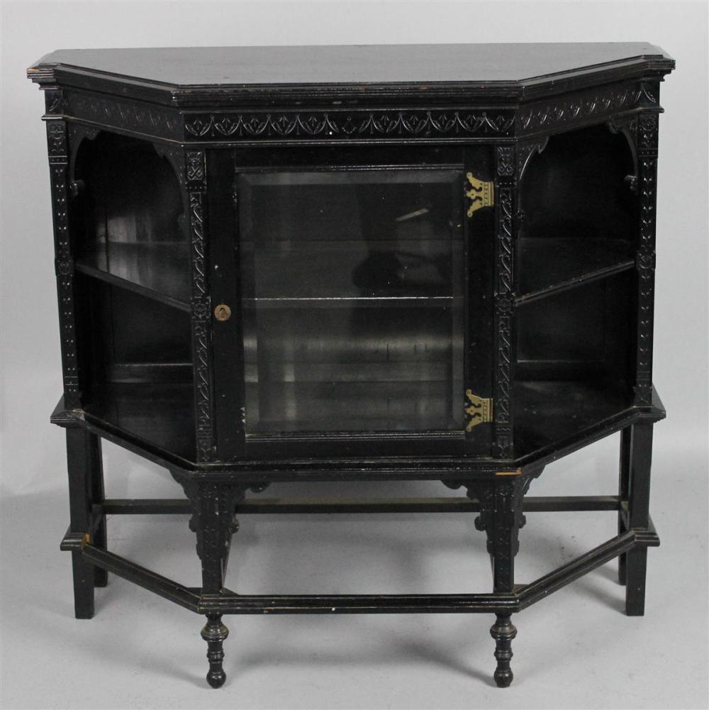 VICTORIAN STYLE BLACK PAINTED