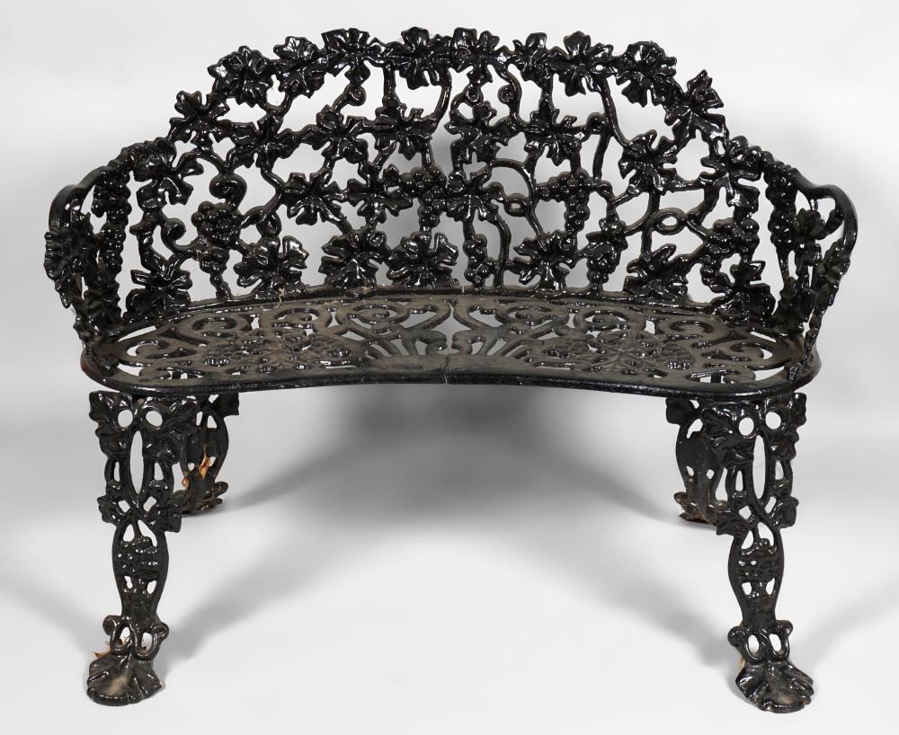 VICTORIAN STYLE BLACK PAINTED