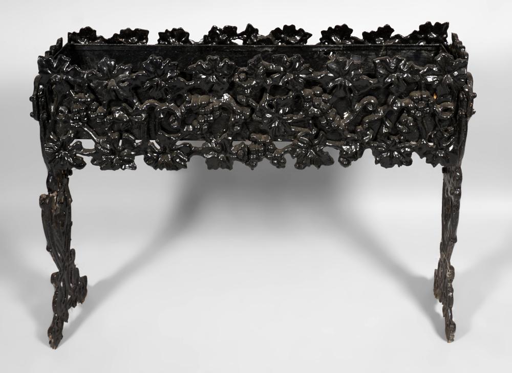 VICTORIAN STYLE BLACK PAINTED