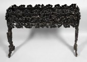 VICTORIAN STYLE BLACK PAINTED
