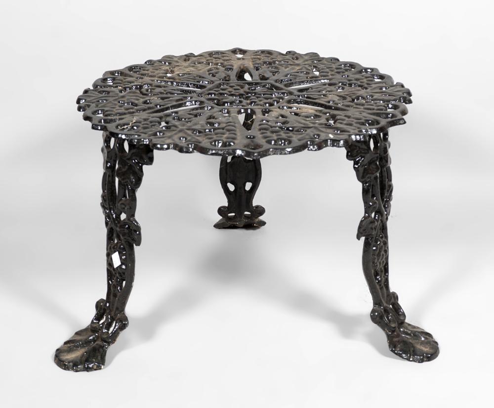 VICTORIAN STYLE BLACK PAINTED