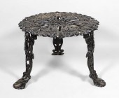 VICTORIAN STYLE BLACK PAINTED