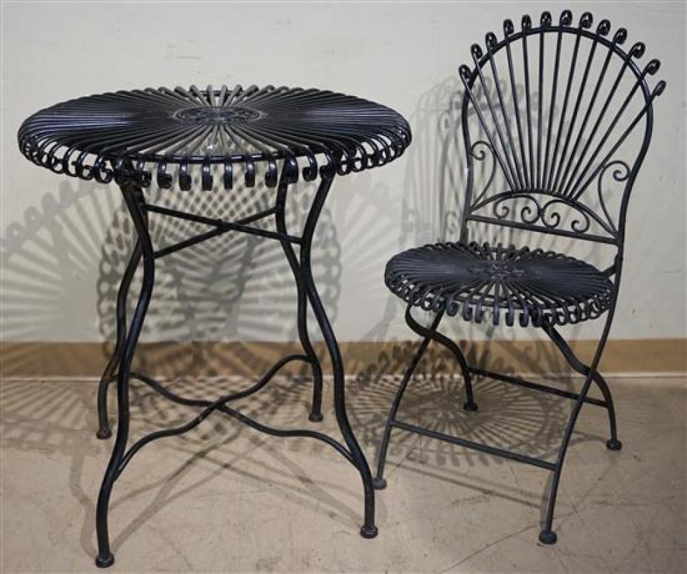 VICTORIAN STYLE BLACK PAINTED