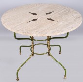 VICTORIAN STYLE BRASS AND GREE