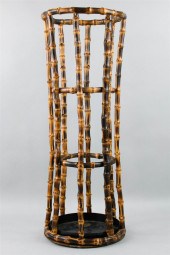 VICTORIAN STYLE BURNT BAMBOO U
