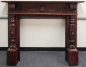 VICTORIAN STYLE CARVED MAHOGAN