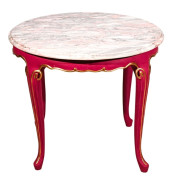 VICTORIAN STYLE CARVED PAINTED