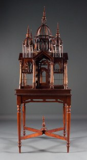 Victorian style carved teakwoo