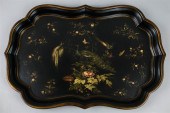 VICTORIAN STYLE EBONIZED TRAY