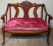 VICTORIAN STYLE FRUITWOOD SETT